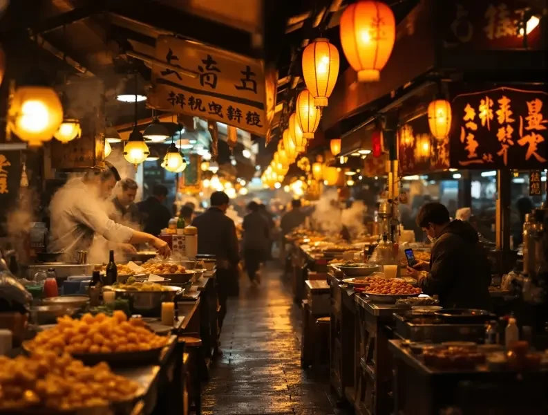 本地推荐：深夜食堂地图，加班族的第二顿晚饭 - 52吃瓜 本地推荐 配图
